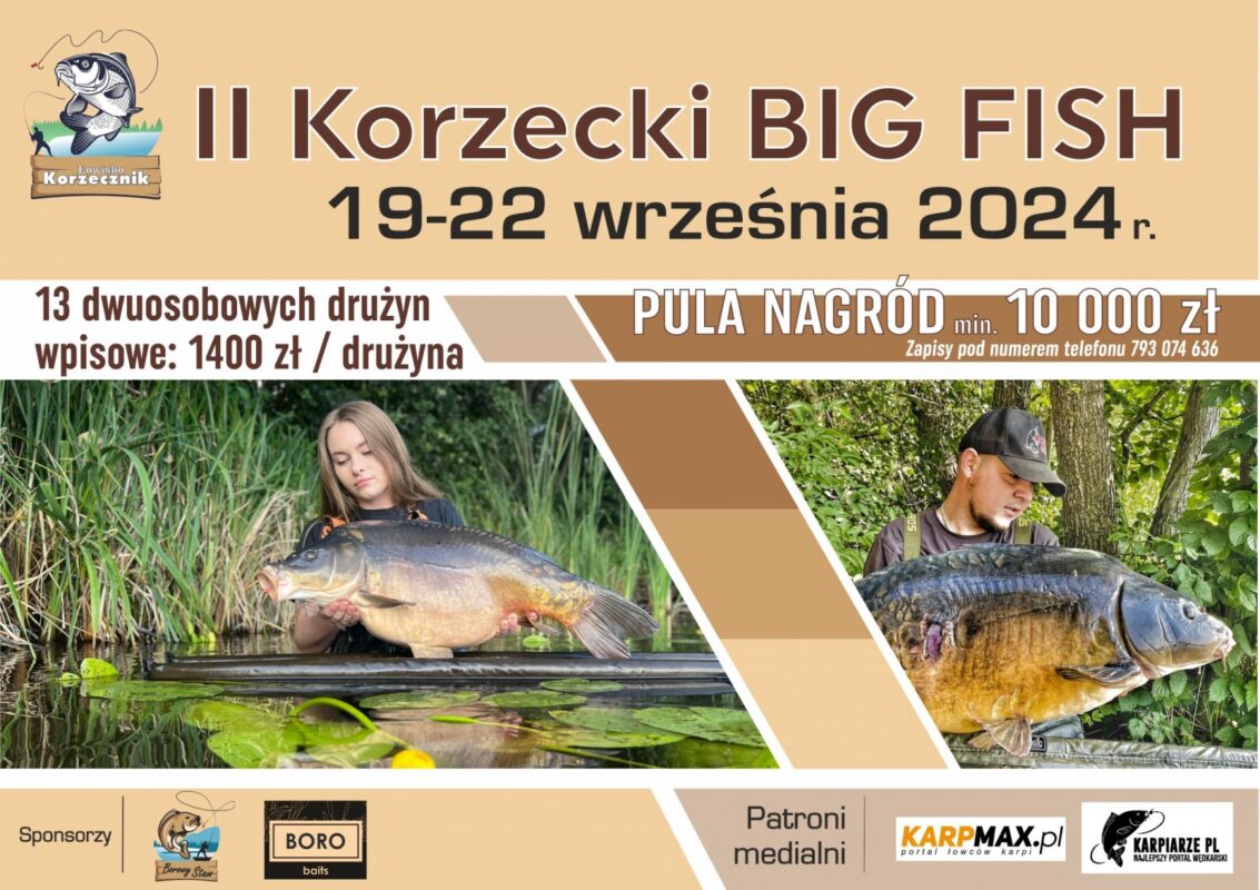 Zawody karpiowe na łowisku korzecznik