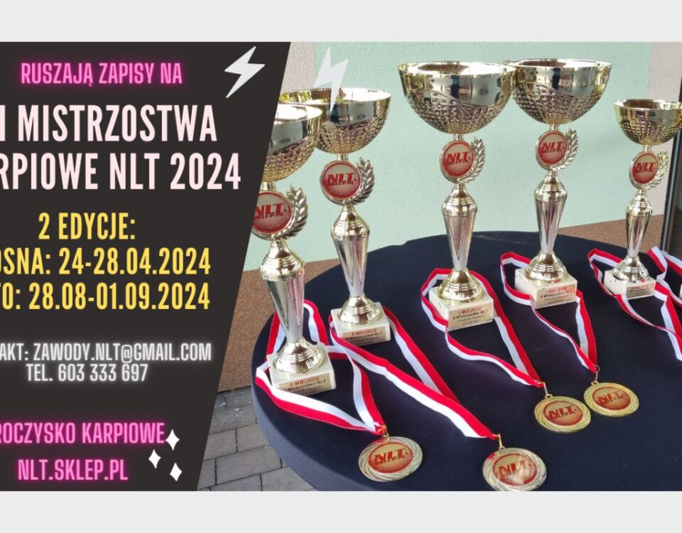 Na Łowisku Uroczysko Karpiowe odbędą się III Mistrzostwa Karpiowe NLT.