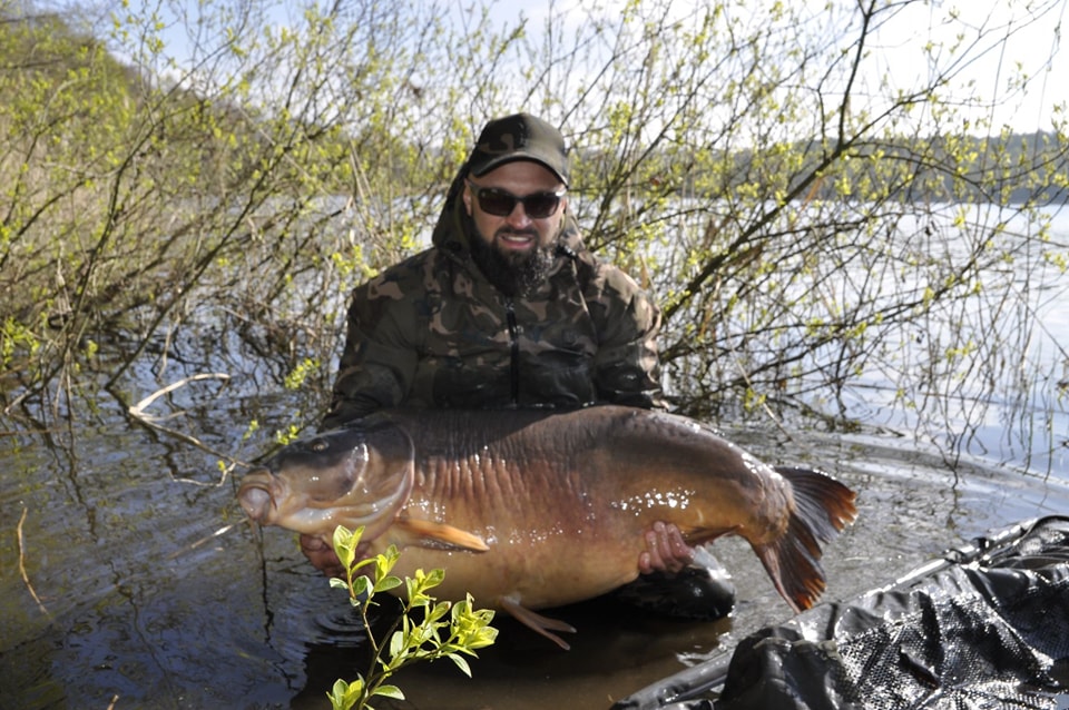 Jezioro Miłoszewskie - rekord karp 35 kg