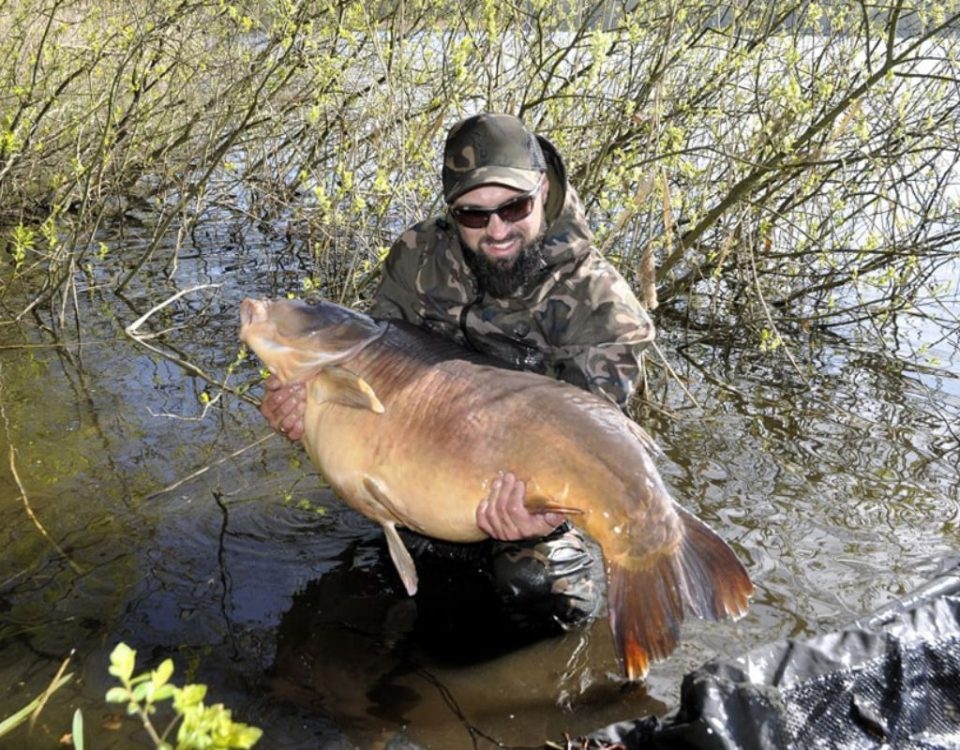 Jezioro Miłoszewskie - rekord karp 35 kg