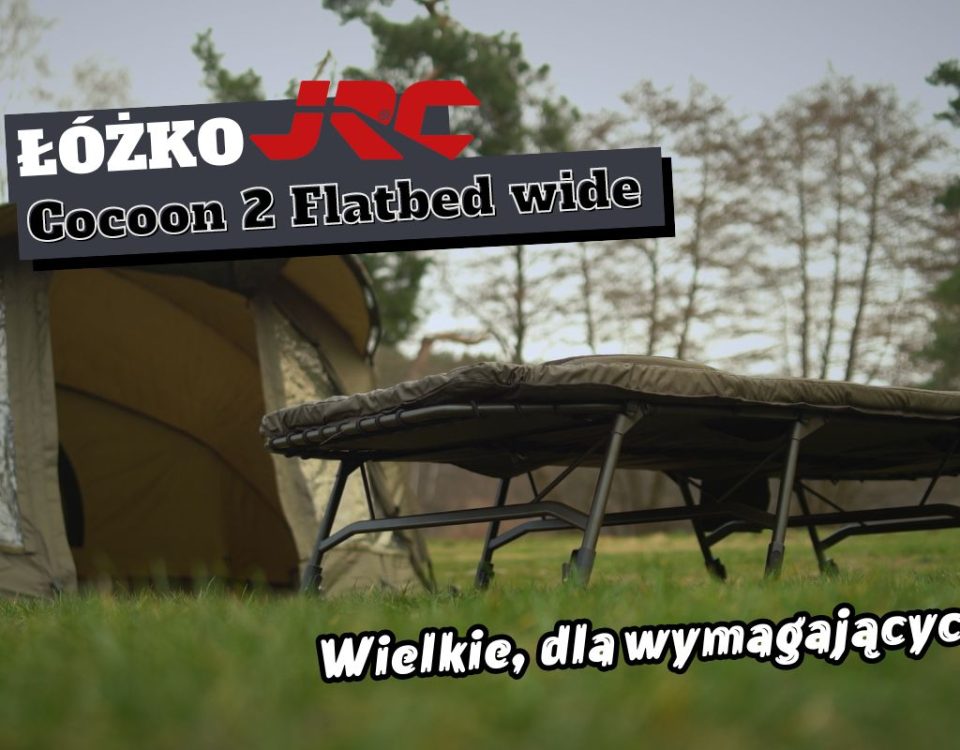 duże łóżko karpiowe jrc cocoon 2 flatbed wide