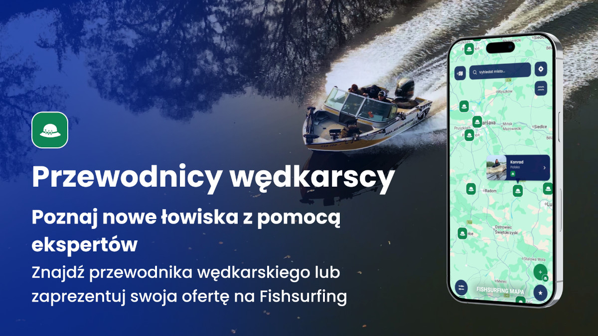 Przewodnik wędkarski pomaga poznać nowe łowisko