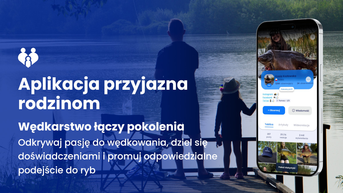 Wędkarz wypuszcza złowioną rybę zgodnie z zasadą Catch & Release