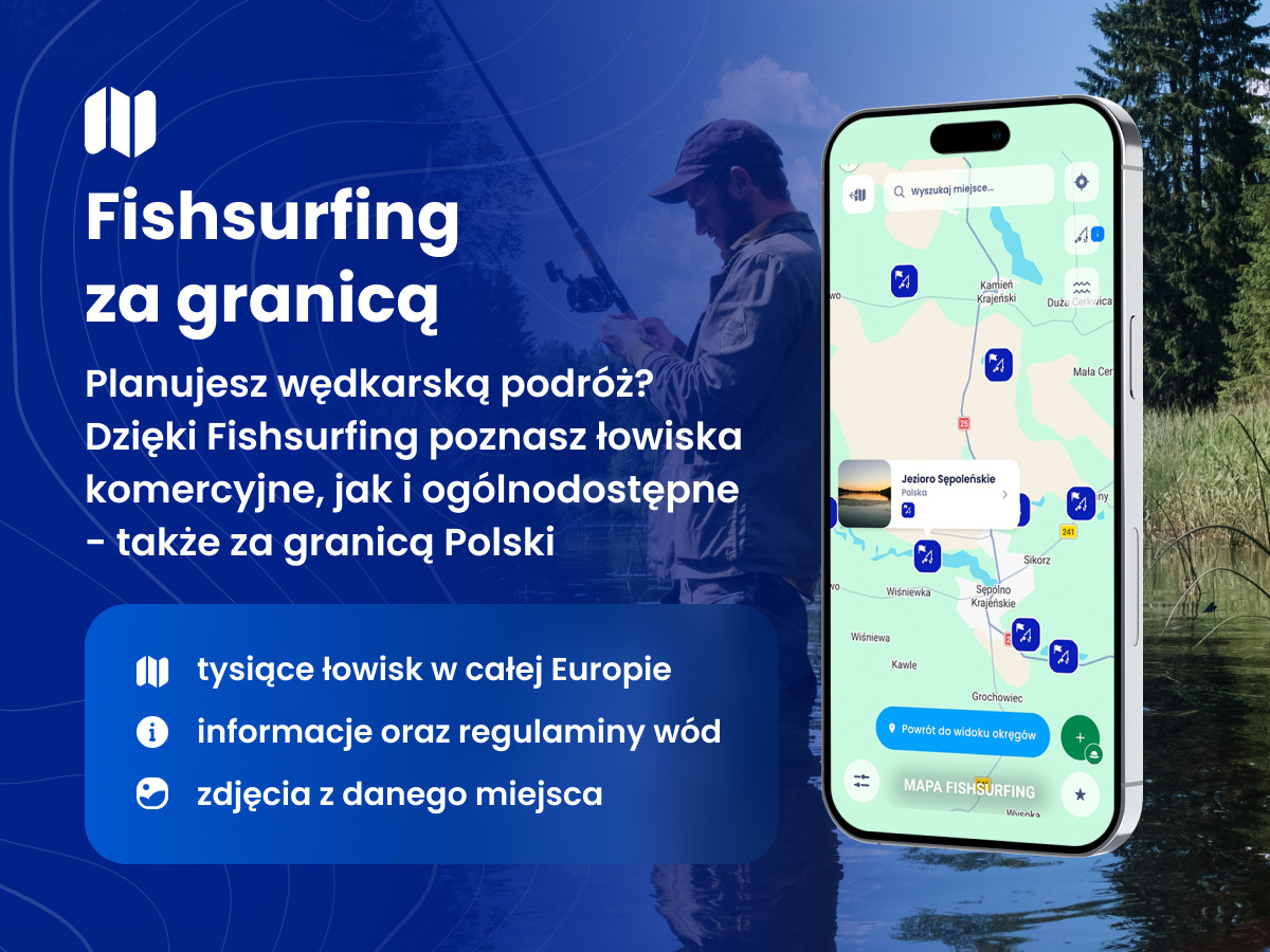 Aplikacja wędkarska Fishsurfing jest przydatna podczas zagranicznych wyjazdów