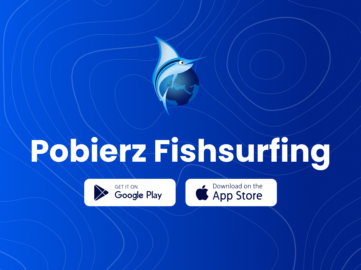 Aplikacja wędkarska Fishsurfing
