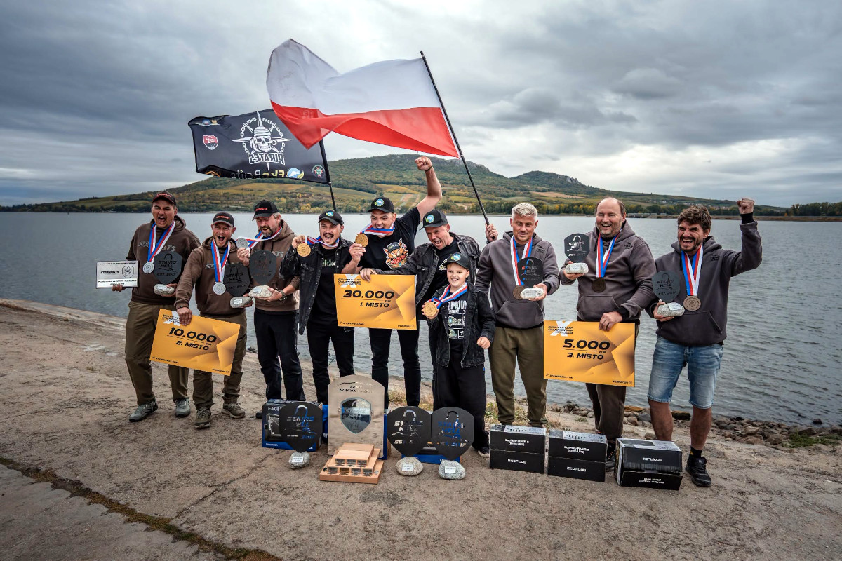 Czołowe drużyny klasyfikacji Stairs2Hell 2026 – Eko Baits Team Poland, Starbaits CZ i Ebro – Black Carp