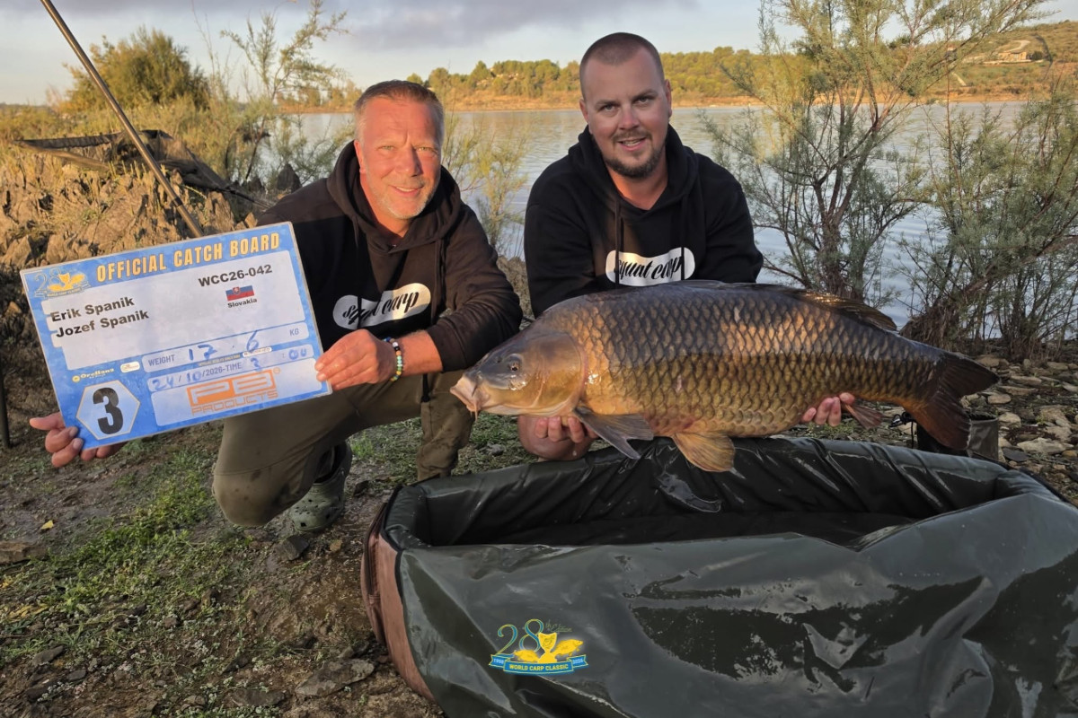 Erik Spanik i Jozef Spanik zajęli 2 miejsce w World Carp Classic 2026